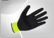 Polyester gloves with nitrile coating