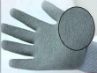Polyester gloves with nitrile coating